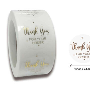 Cuộn sticker thank you